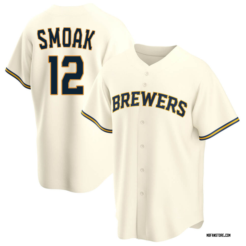Justin Smoak Men's Milwaukee Brewers 